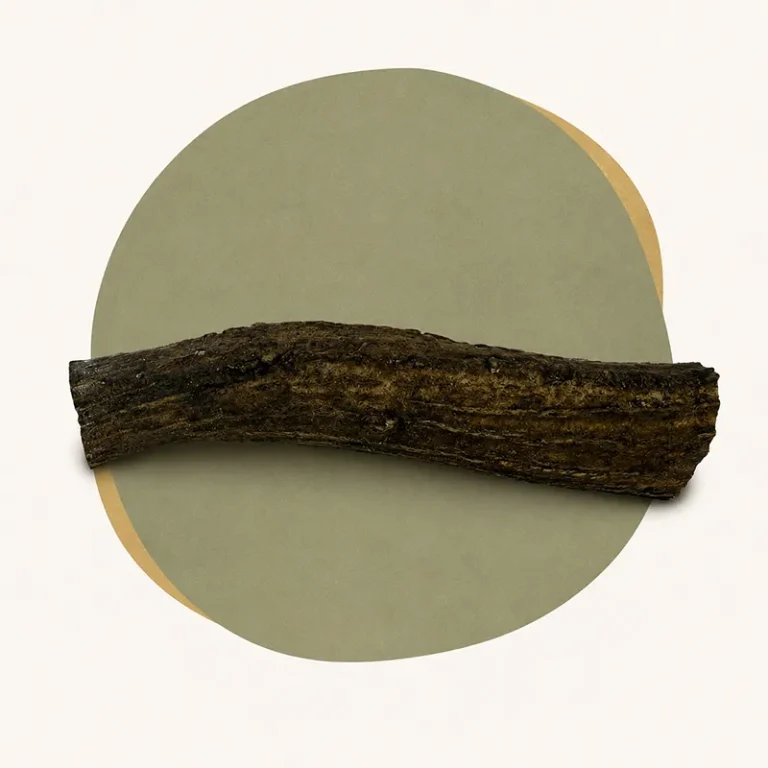 large split deer antler chew